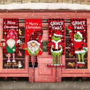 Christmas Decorative Pendants Cartoon Pattern Decorative Hanging Flags(A-S78)