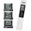 Backlight Model TDS & EC Water Quality Test Pen Meter Conductivity Test Pen(Blue)