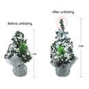 2 PCS 20cm 20cm Mini Christmas Decoration Tree Christmas Day Shopping Mall Decorative Props(Red)
