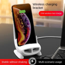 15W Chair Phone Wireless Charger Phone Charging Stand,Spec: Pink