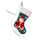 Christmas Embroidery Decorative Gift Bags Candy Bags Christmas Tree Mantel Decorative Socks(Snowman)