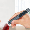 A288 Electric Grinding Machine Small Handheld Carving Pen, Style: Black+Saw Blade+Grinding Head