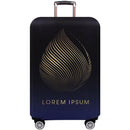 Luggage Thickening Wear-resistant Elastic Anti-dust Protection Cover, Size: S(Gold Leaf)