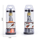 2050E 8 In 1 Portable Multifunctional S2 Batch Head Two-way Ratchet Screwdriver Set(Gray)