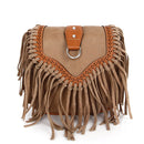 Single Shoulder Crossbody Tassel Women's Bags(Khaki)