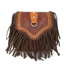 Single Shoulder Crossbody Tassel Women's Bags(Light Curry)