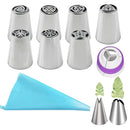 11PCS/Set Stainless Steel Laminating Nozzle Set Cake DIY Laminating Nozzle Set Baking Tools