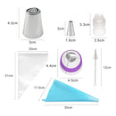 128PCS/Set Stainless Steel Laminating Nozzle Set Cake DIY Laminating Nozzle Set Baking Tools