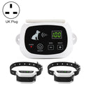 KD-661 500m Wireless Electric Dog Pet Fence Shock Collar,Spec: For Two Dog(UK Plug)