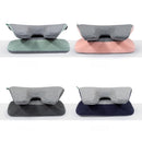 Foldable Memory Cotton Nap Pillow Waist Pillow(Pink)