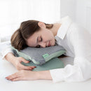Foldable Memory Cotton Nap Pillow Waist Pillow(Pink)
