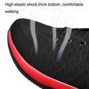 JD-9088 Autumn Fly Woven Soft Bottom Men Leisure Shoes Couple Running Shoes, Size: 48(Black Green)
