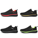 JD-9088 Autumn Fly Woven Soft Bottom Men Leisure Shoes Couple Running Shoes, Size: 44(Black Ash)