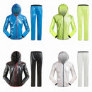 Bicycle Sports Outdoor Separate Raincoat Set Waterproof Cycling Clothing, Size: L(Fruit Green)