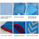 Bicycle Sports Outdoor Separate Raincoat Set Waterproof Cycling Clothing, Size: L(Fruit Green)