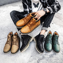 SY-5888M Winter Outdoor Work Shoes Casual Martin Boots, Size: 38(Black)