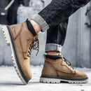 SY-5888M Winter Outdoor Work Shoes Casual Martin Boots, Size: 47(Green)