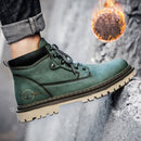 SY-5888M Winter Outdoor Work Shoes Casual Martin Boots, Size: 39(Green)