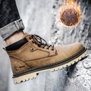 SY-5888M Winter Outdoor Work Shoes Casual Martin Boots, Size: 44(Khaki)