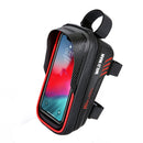 WILD MAN E12 1L EVA Hard Shell Mountain Bike Waterproof and Wear-resistant Front Beam Bag(Red)