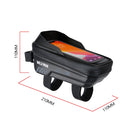 WILD MAN E12 1L EVA Hard Shell Mountain Bike Waterproof and Wear-resistant Front Beam Bag(Black)