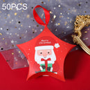 50PCS Christmas Candy Box Five Stars Gift Box(933-5)