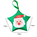 50PCS Christmas Candy Box Five Stars Gift Box(933-5)
