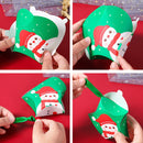50PCS Christmas Candy Box Five Stars Gift Box(933-5)