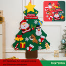 Handmade Felt Christmas Tree Decorated Children DIY Christmas Decorations, Style: A Style
