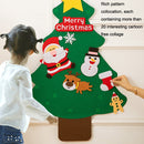 Handmade Felt Christmas Tree Decorated Children DIY Christmas Decorations, Style: A Style