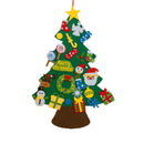 Handmade Felt Christmas Tree Decorated Children DIY Christmas Decorations, Style: B Style