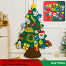 Handmade Felt Christmas Tree Decorated Children DIY Christmas Decorations, Style: B Style