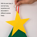 Handmade Felt Christmas Tree Decorated Children DIY Christmas Decorations, Style: B Style