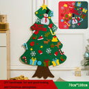 Handmade Felt Christmas Tree Decorated Children DIY Christmas Decorations, Style: C Style