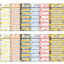60 Sheets Cash Budget Card Loose-leaf Bookkeeping Replacement Core(Fruits)