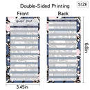 60 Sheets Cash Budget Card Loose-leaf Bookkeeping Replacement Core(Small Floral)