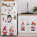 Christmas Static Glass Window Decoration Background Decorative Stickers(Dwarf)