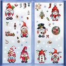 Christmas Static Glass Window Decoration Background Decorative Stickers(Snowman)