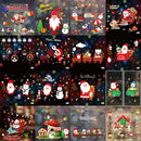 2PCS HYC-007 Christmas Decorations Display Window Kindergarten Electrostatic Sticker