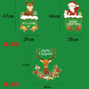 2PCS HL-079 Christmas Decorations Display Window Kindergarten Electrostatic Sticker