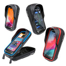 WILD MAN ES16 0.5L EVA Hard Shell Waterproof Touch Screen Bicycle Handlebar Bag(Black)