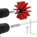Extendable Bendable Electric Drill Chimney Brush Hood Interior Duct Brush, Size: 410mm x 18 Rods