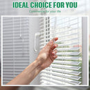 5PCS Blinds Acrylic Transparent Rod Move Light Rod With Hook Handle, Size: 24 Inch
