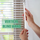 5PCS Blinds Acrylic Transparent Rod Move Light Rod With Hook Handle, Size: 24 Inch