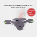 Slow Rebound Memory Foam Lumbar Pillow Neck Pillow Car Headrest(Misty Blue)