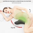 Slow Rebound Memory Foam Lumbar Pillow Neck Pillow Car Headrest(Dark Grey)