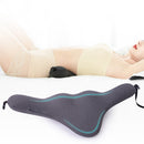 Slow Rebound Memory Foam Lumbar Pillow Neck Pillow Car Headrest(Dark Grey)