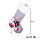 SD-KC2007 LED With Lights Christmas Eve Christmas Socks Decoration Christmas Tree Pendant(Deer)