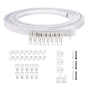 Model Steel Track Set Flexible Silent Slide Track Track with Hooks, Size: 2m