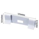 12 PCS / Set Venetian Blinds Metal Clip Hanging Piece Curtain Accessories(White)